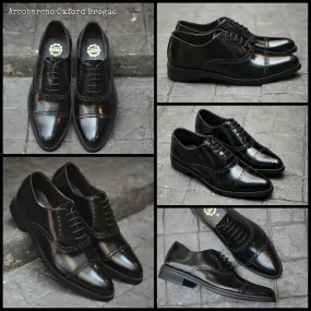 507-1 Black Brogue Shoe