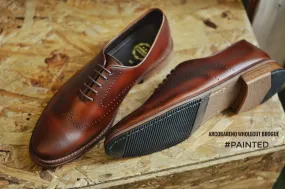 507-1 Brogue Wholecut Caramel Painted - Shop Now