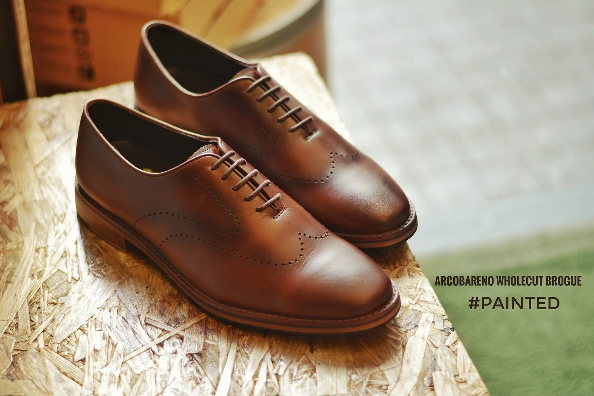 507-1 Brogue Wholecut Caramel Painted - Shop Now