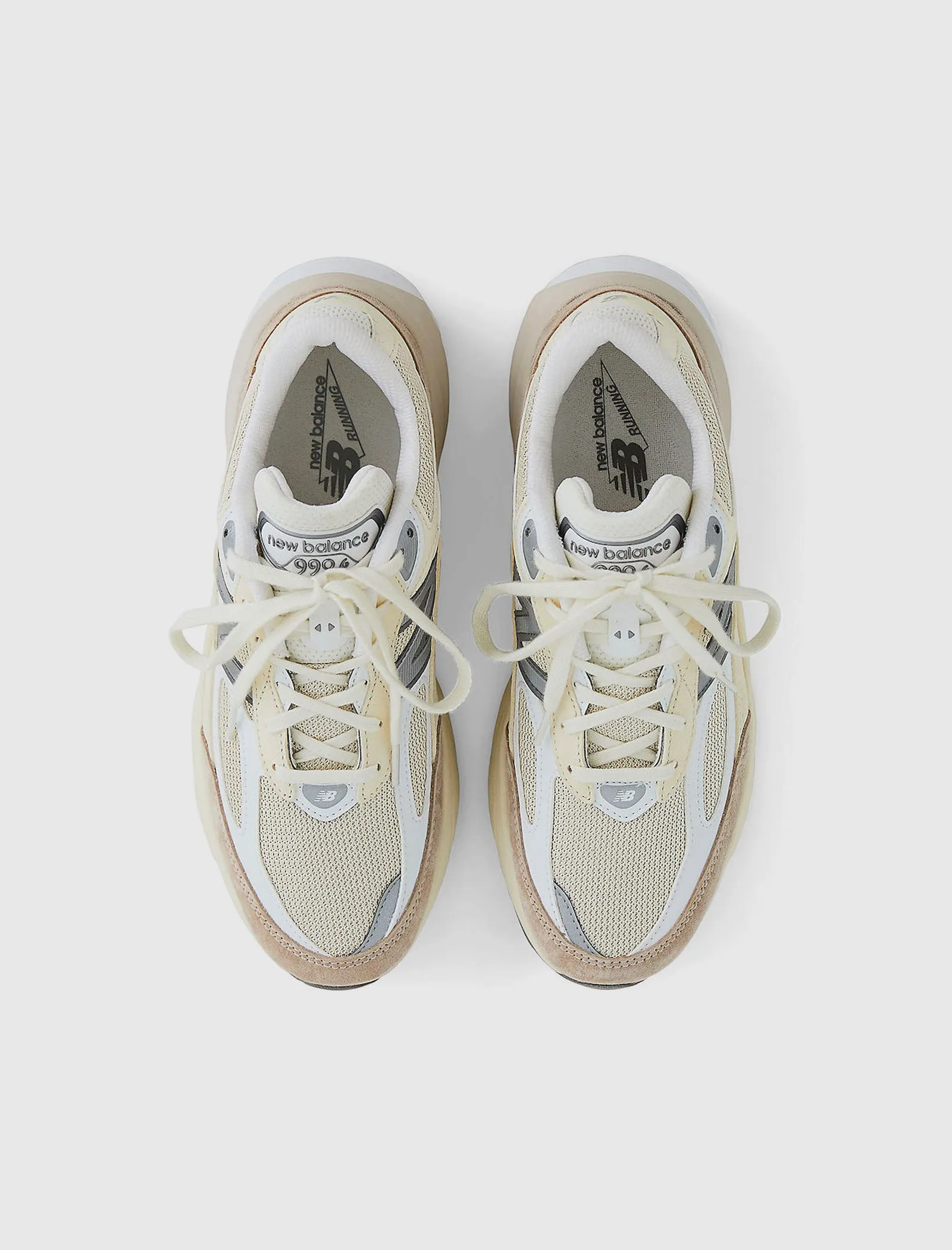 990 V6 Cream/White Shoes - Made in USA