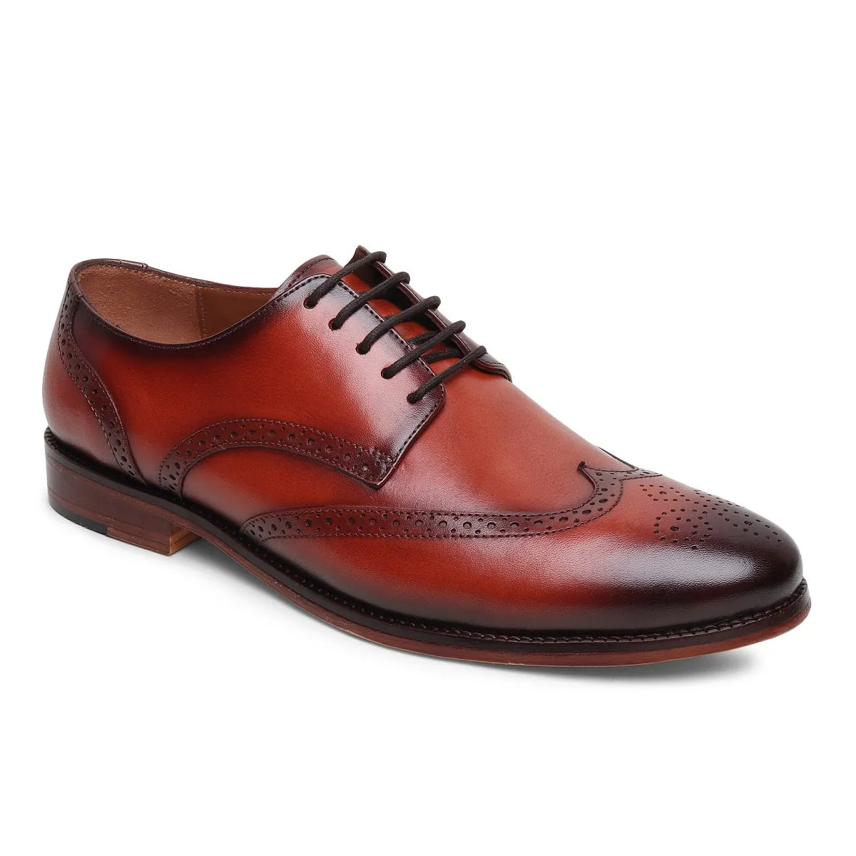 Adam Brogue Leather Shoes - Clearance