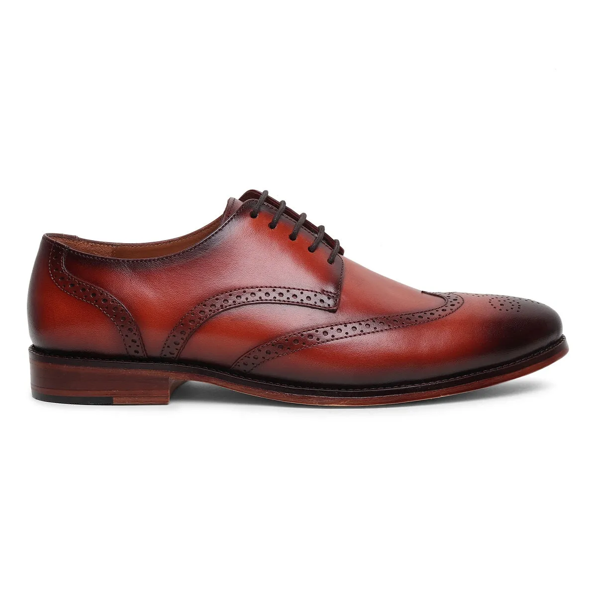 Adam Brogue Leather Shoes - Clearance