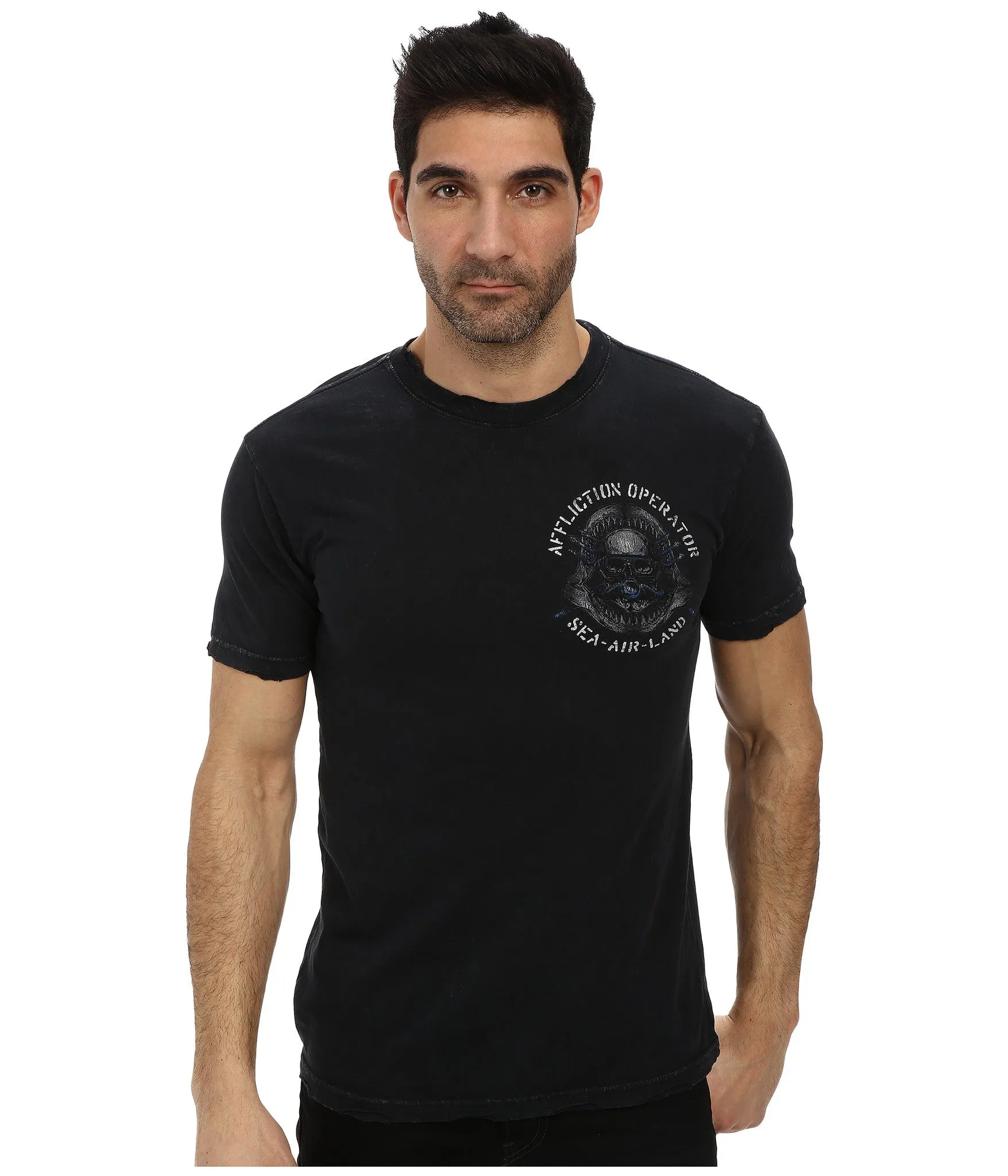 Affliction T-shirt - Sea, Air, Land design - Results: Affliction Sea Air Land Tee