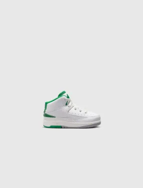 Air Jordan 2 Lucky Green Toddler Sneakers