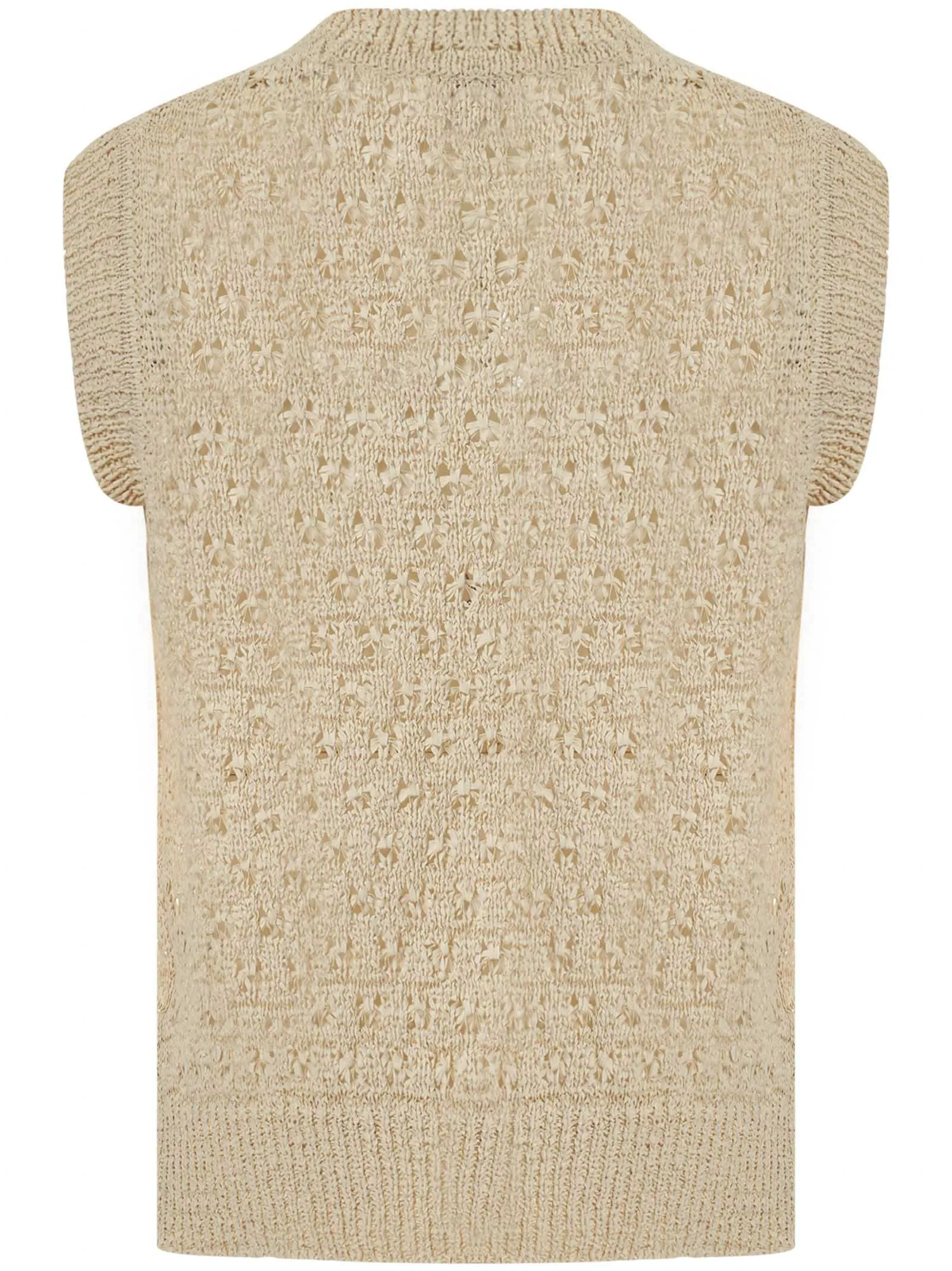 Andersson Bell V-Neck Ribbed Knit Vest