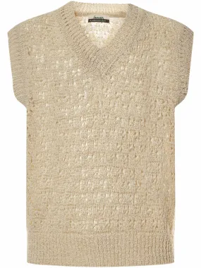 Andersson Bell V-Neck Ribbed Knit Vest