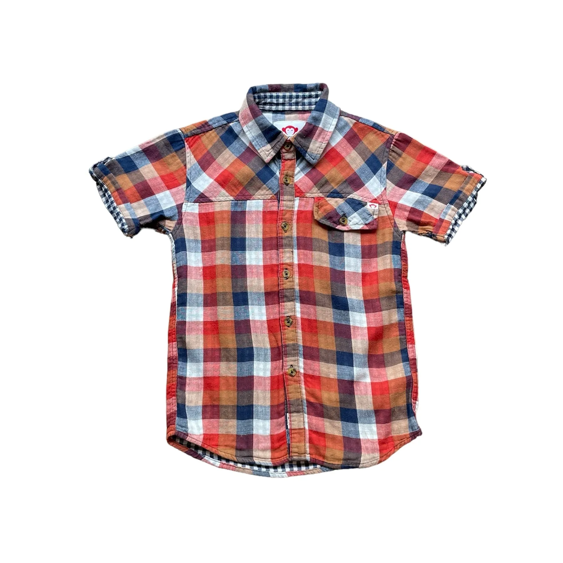 Appaman Short Sleeve Plaid Shirt