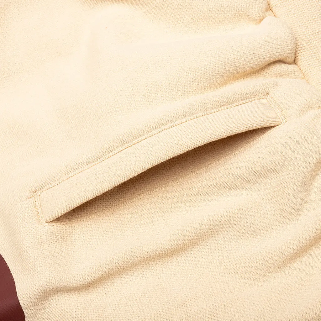 Apple Logo Sweatpant - Beige