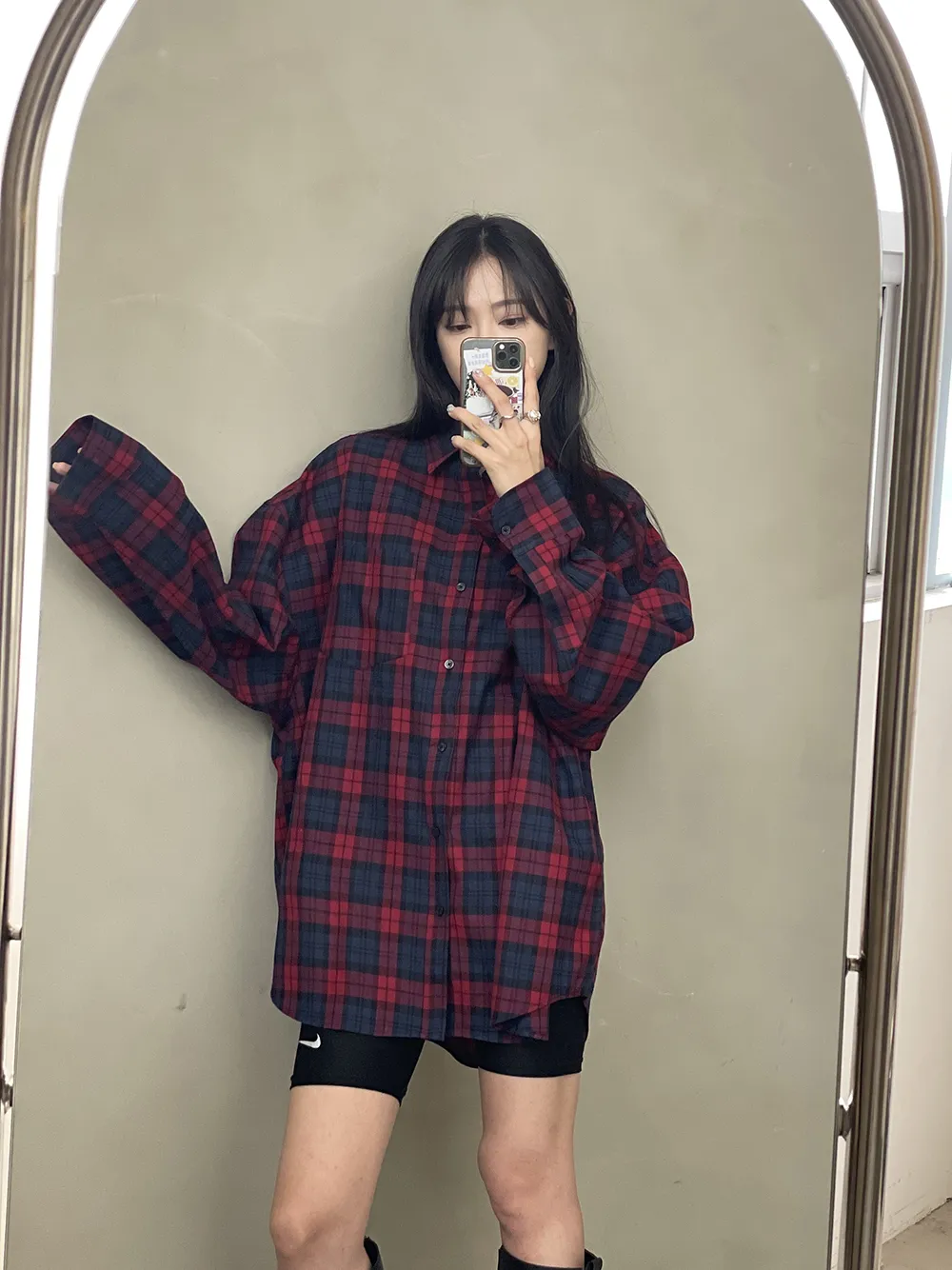 ASCLO  |Glen Patterns Other Plaid Patterns Unisex Street Style