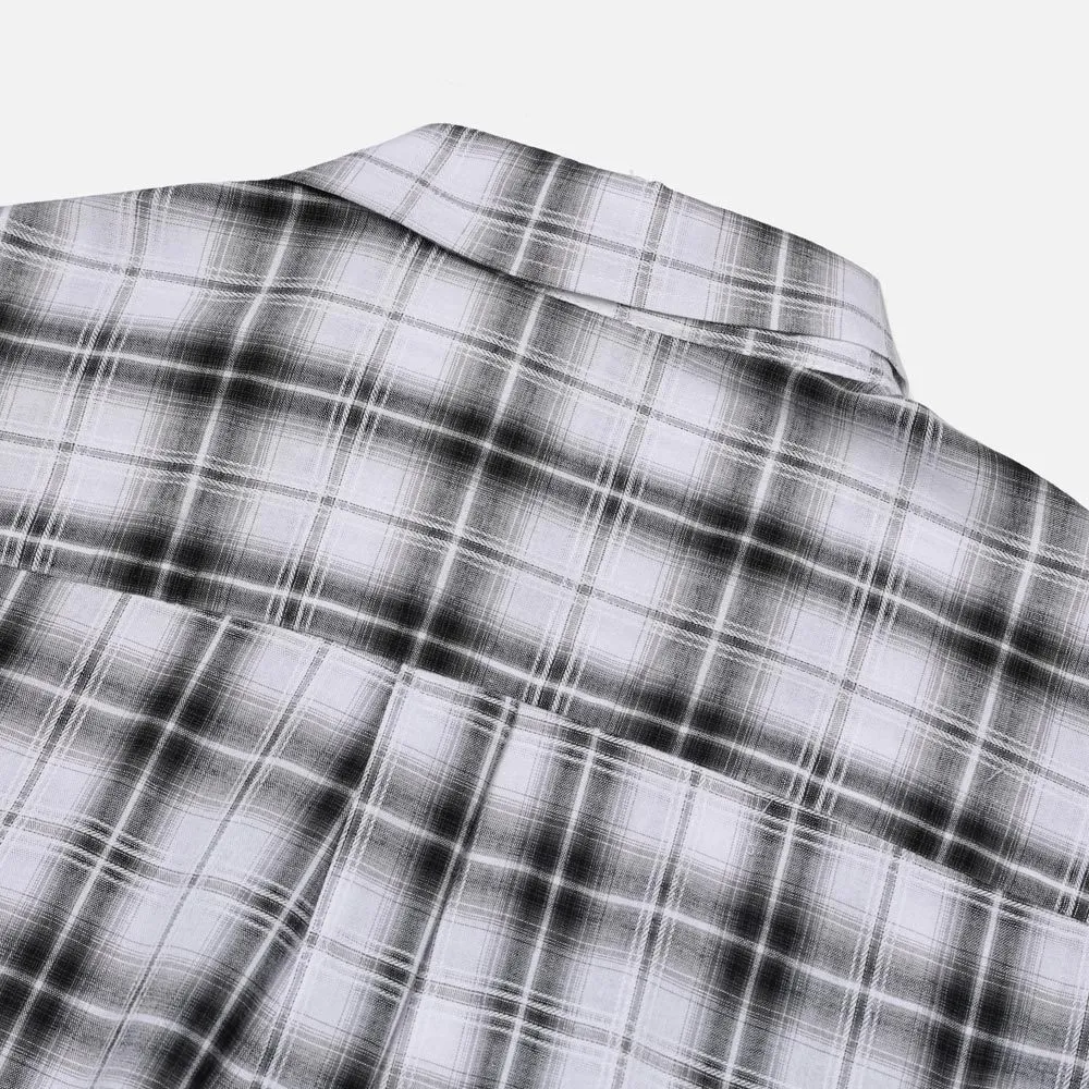 ASCLO  |Other Plaid Patterns Unisex Street Style Long Sleeves Cotton