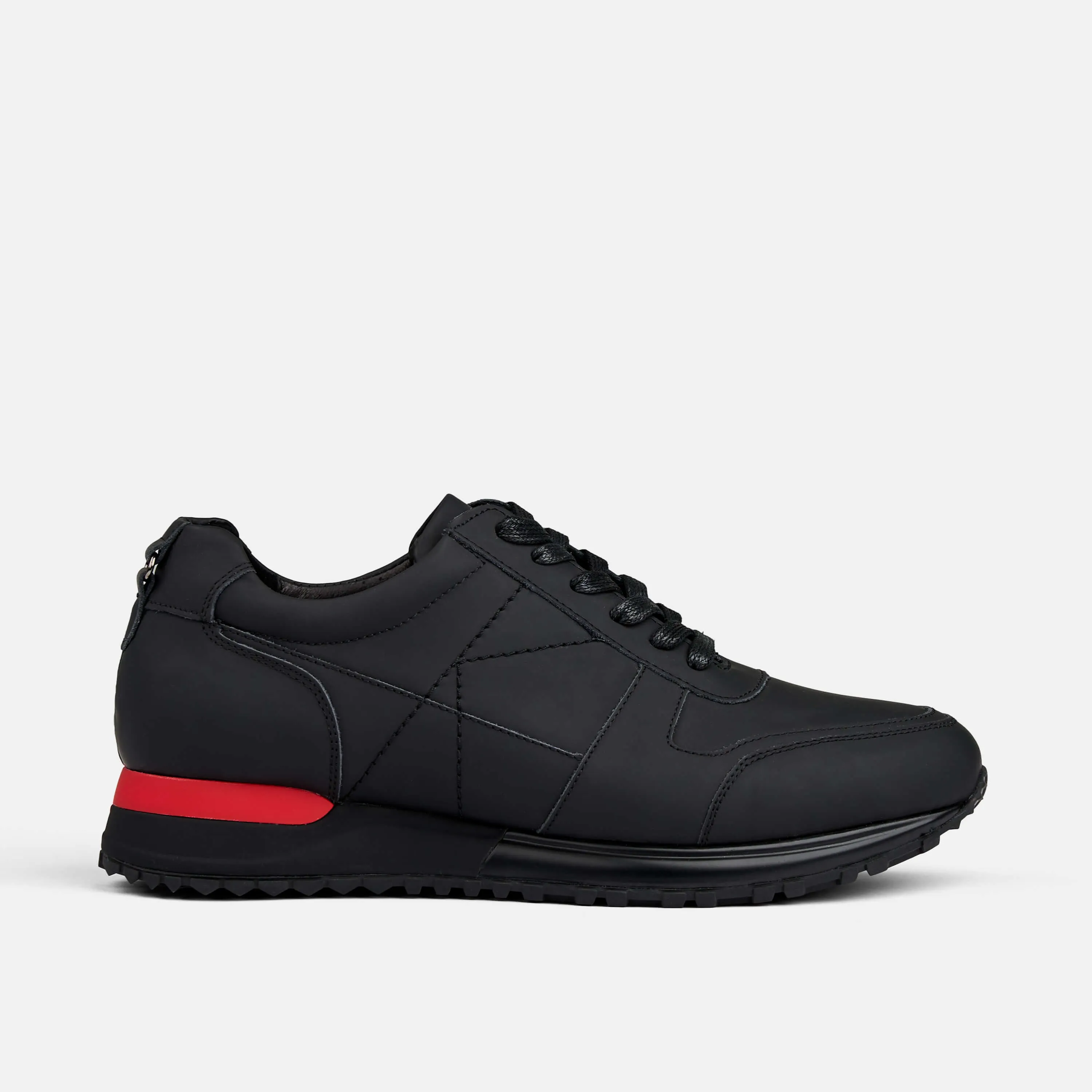 Ash Black Leather Trainers