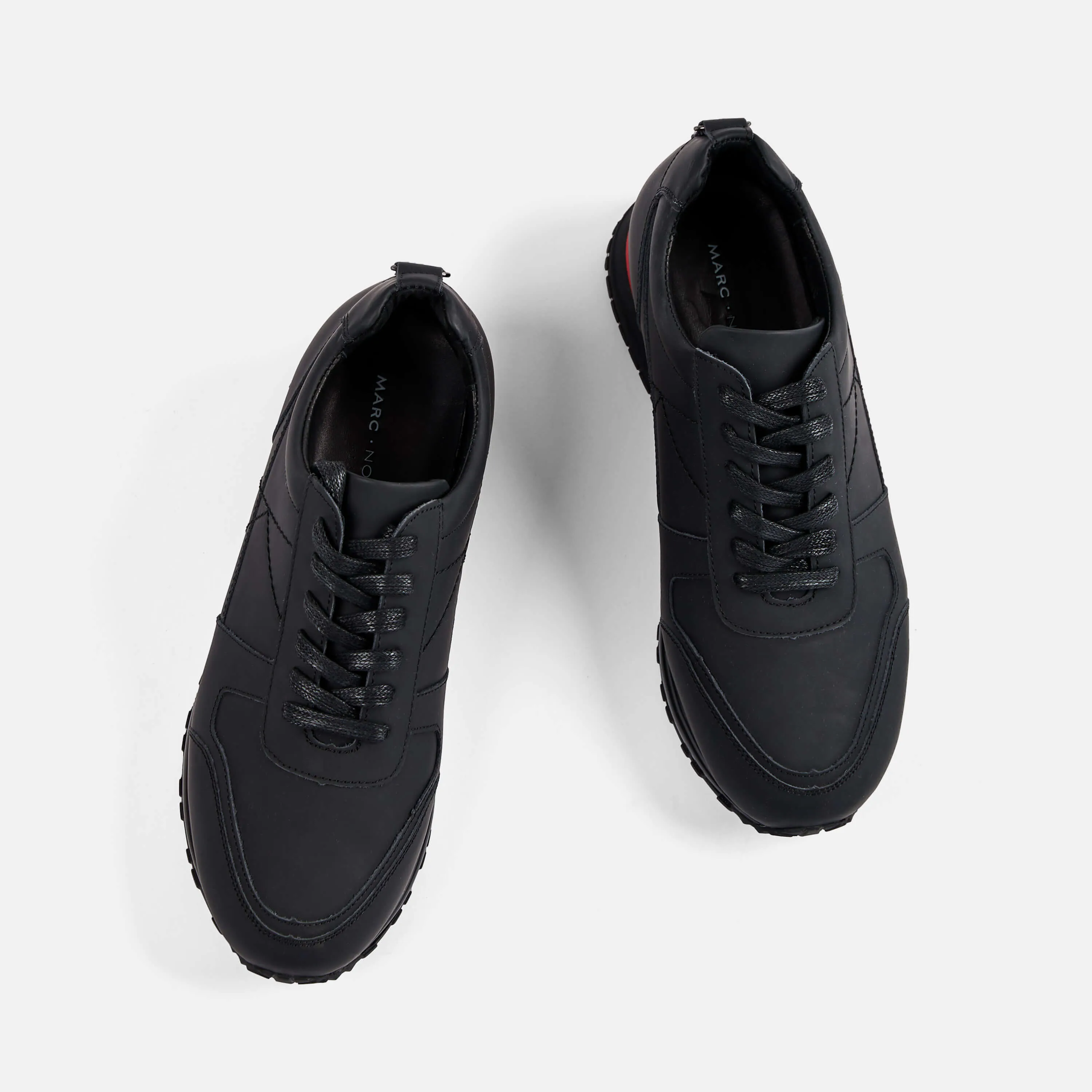 Ash Black Leather Trainers