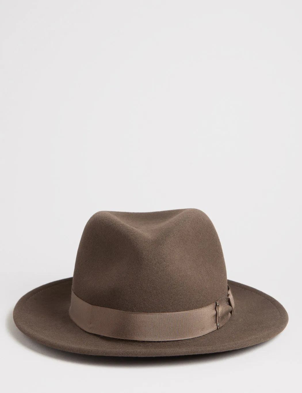 Bailey Curtis Widebrim Fedora Hat Brown Serpent.