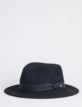 Bailey Widebrim Fedora Hat - Black