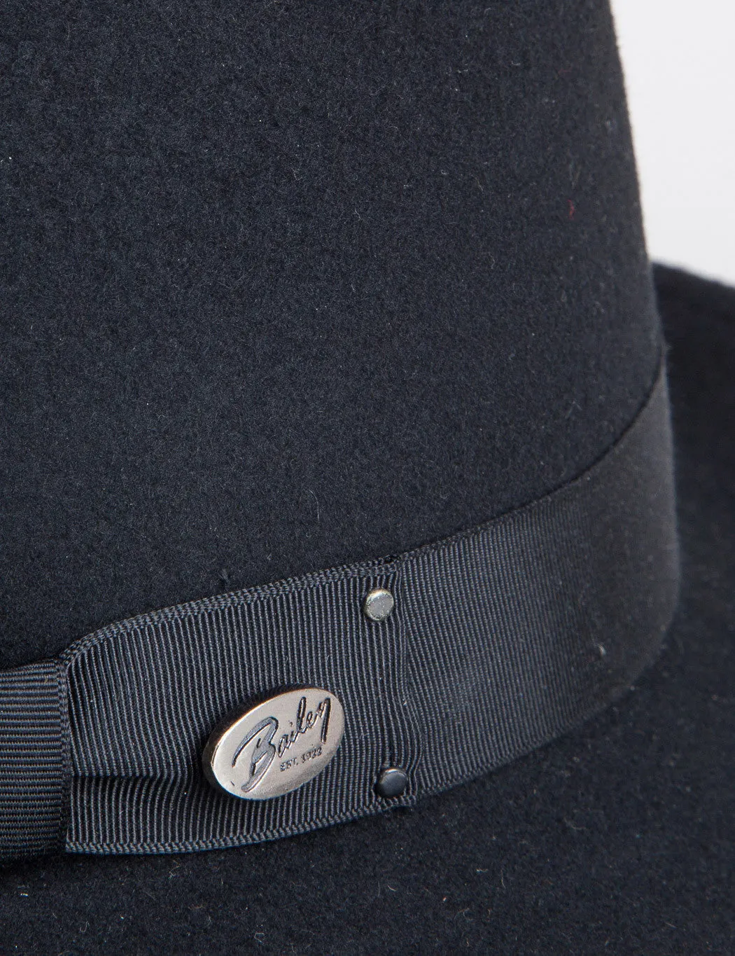 Bailey Widebrim Fedora Hat - Black