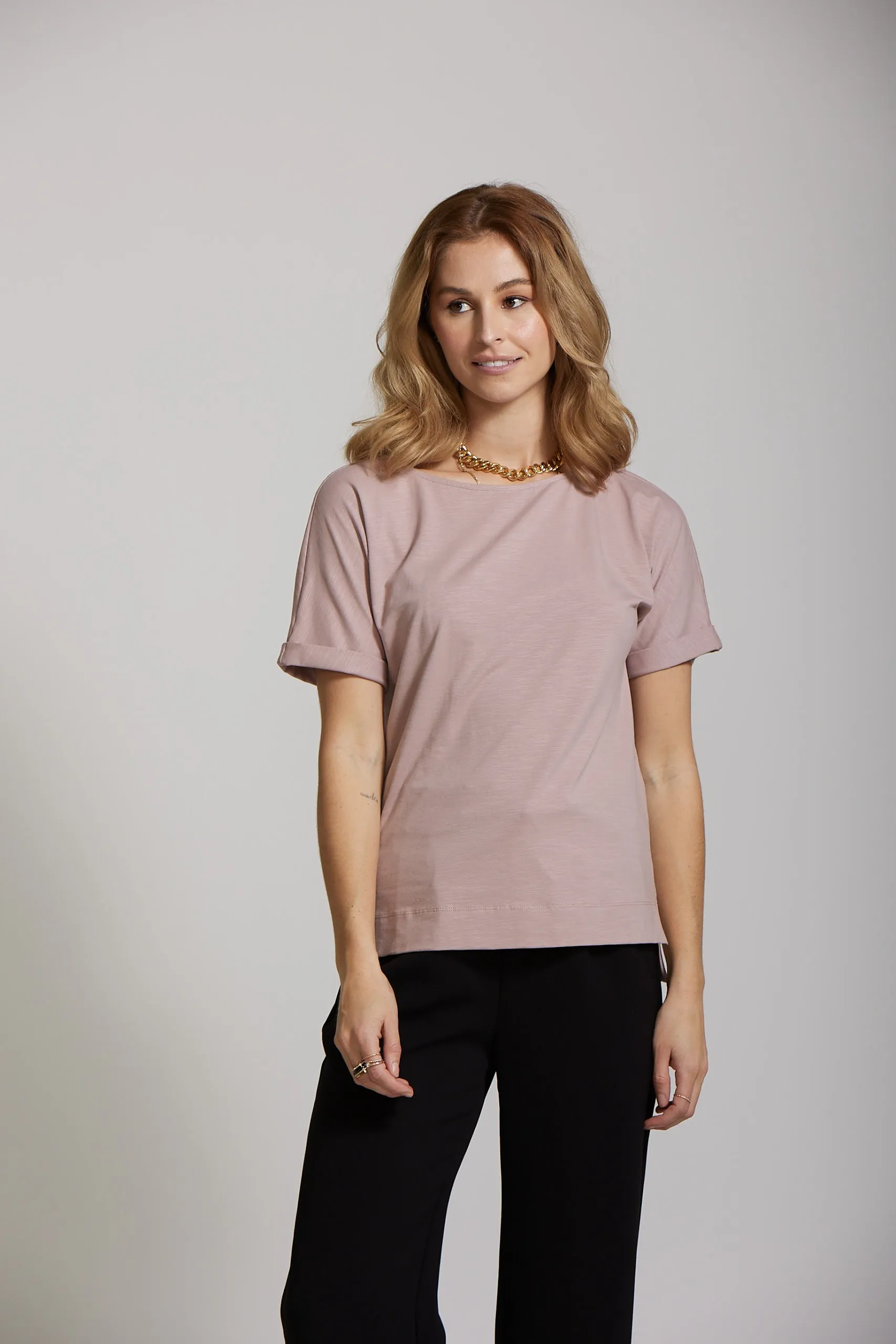 Basic Tee - Blush Biscuit