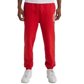 Billionaire Boys Club Men's Sweatpant in Red, BB Helmet Design