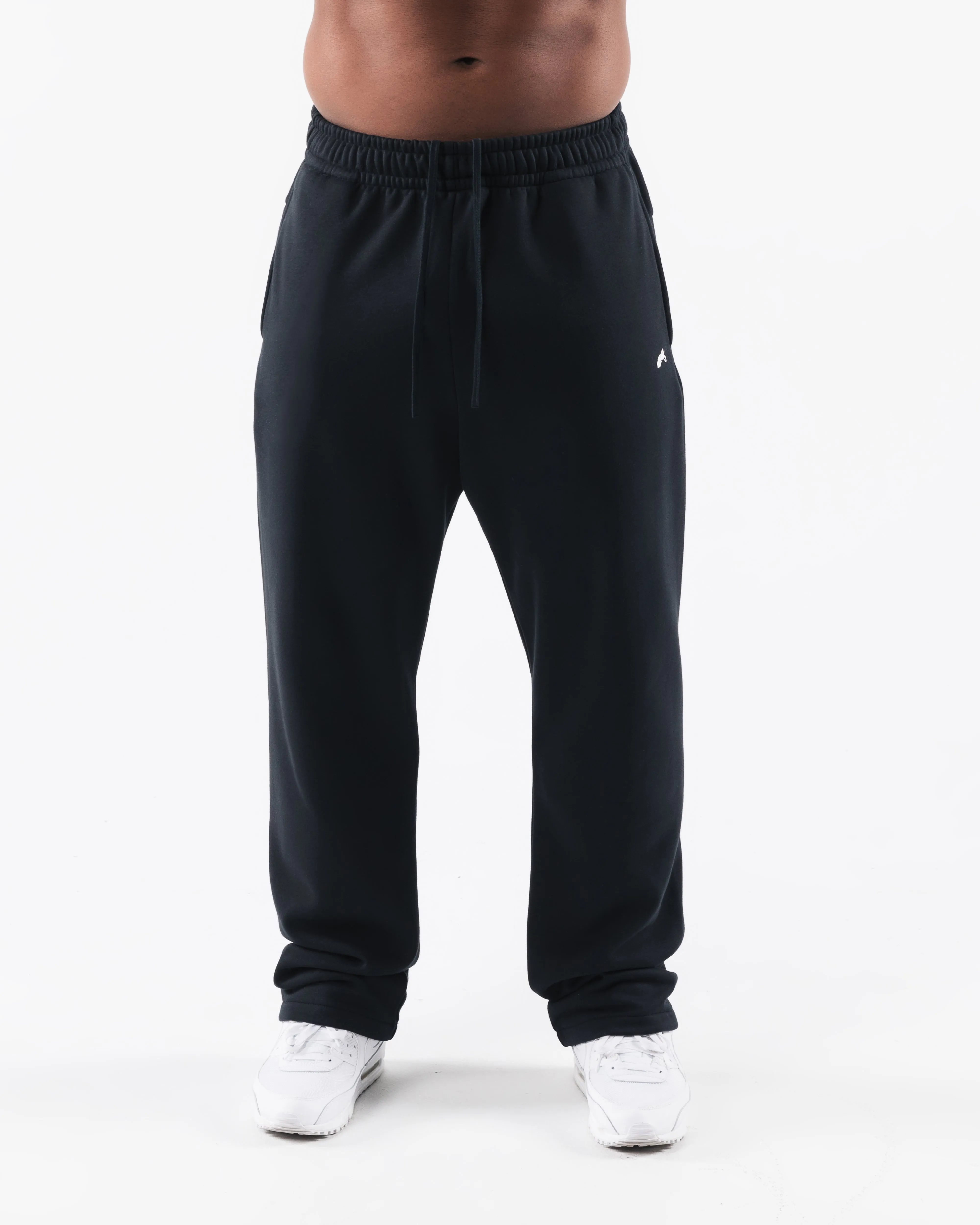 Black Athletic Sweatpants for Men - High-performance Workout Pants