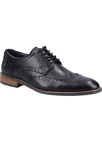 Black Dustin Brogue Shoes by Hush Puppies | Look Again