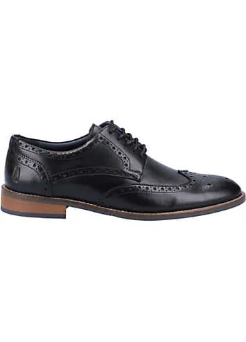 Black Dustin Brogue Shoes by Hush Puppies | Look Again