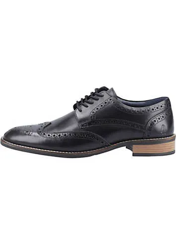 Black Dustin Brogue Shoes by Hush Puppies | Look Again