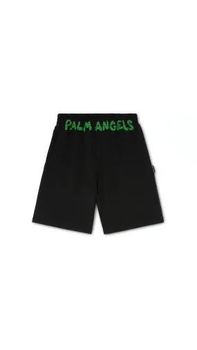 Black Logo Sweatshorts