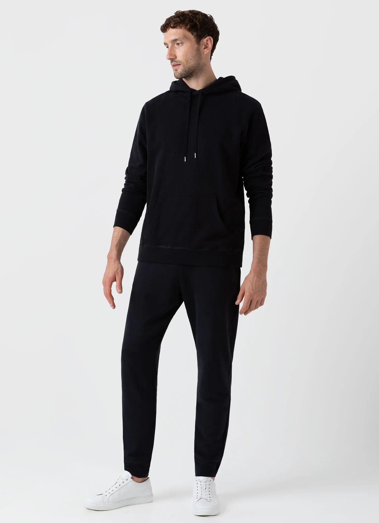 Black Men's Loopback Sweatpants.