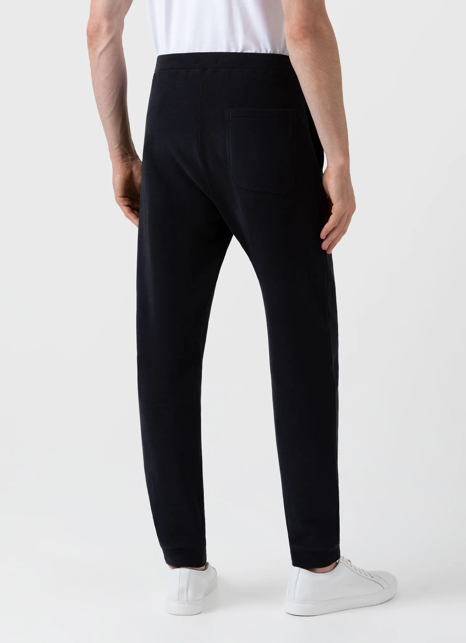 Black Men's Loopback Sweatpants.