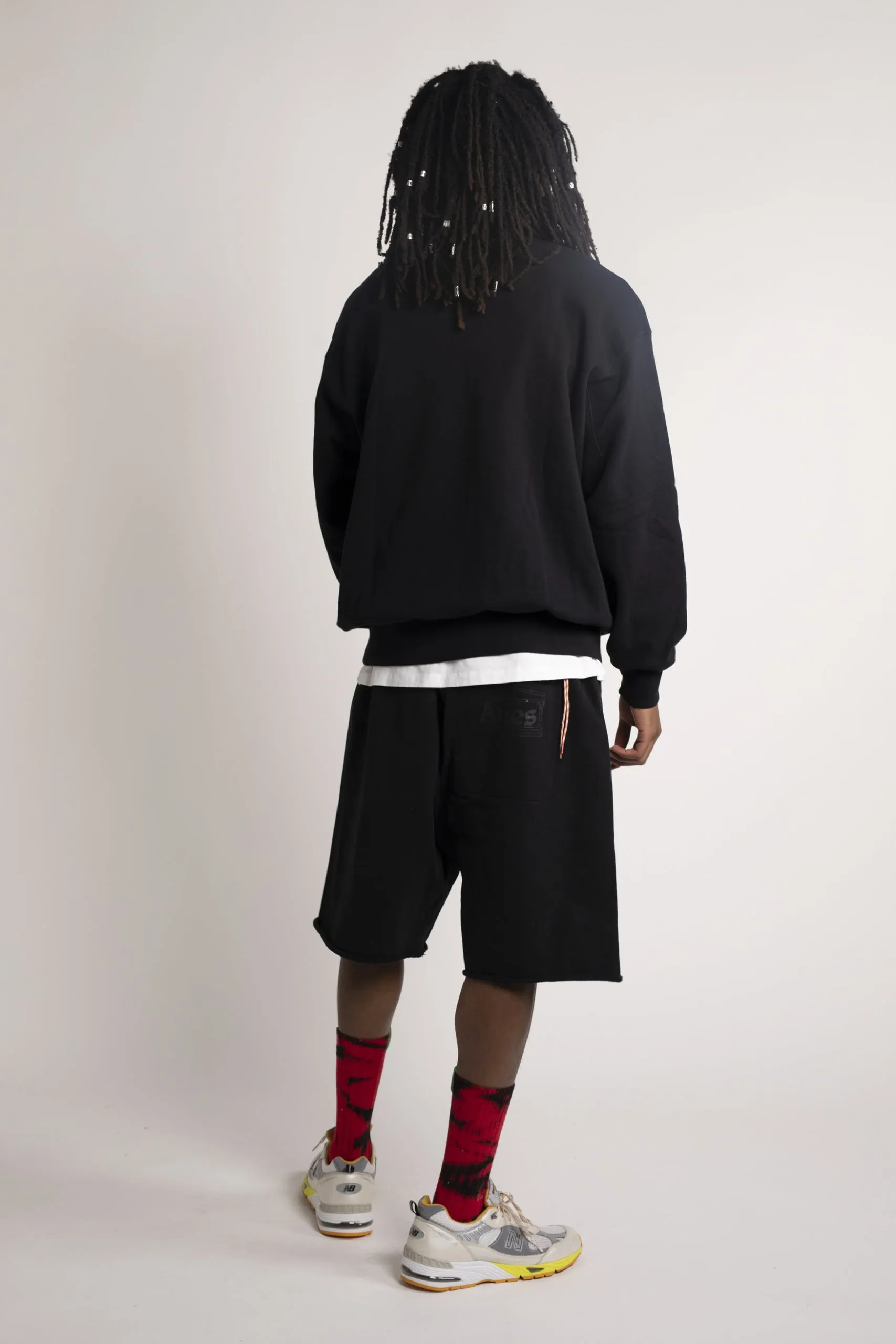 Black Premium Temple Sweat Shorts