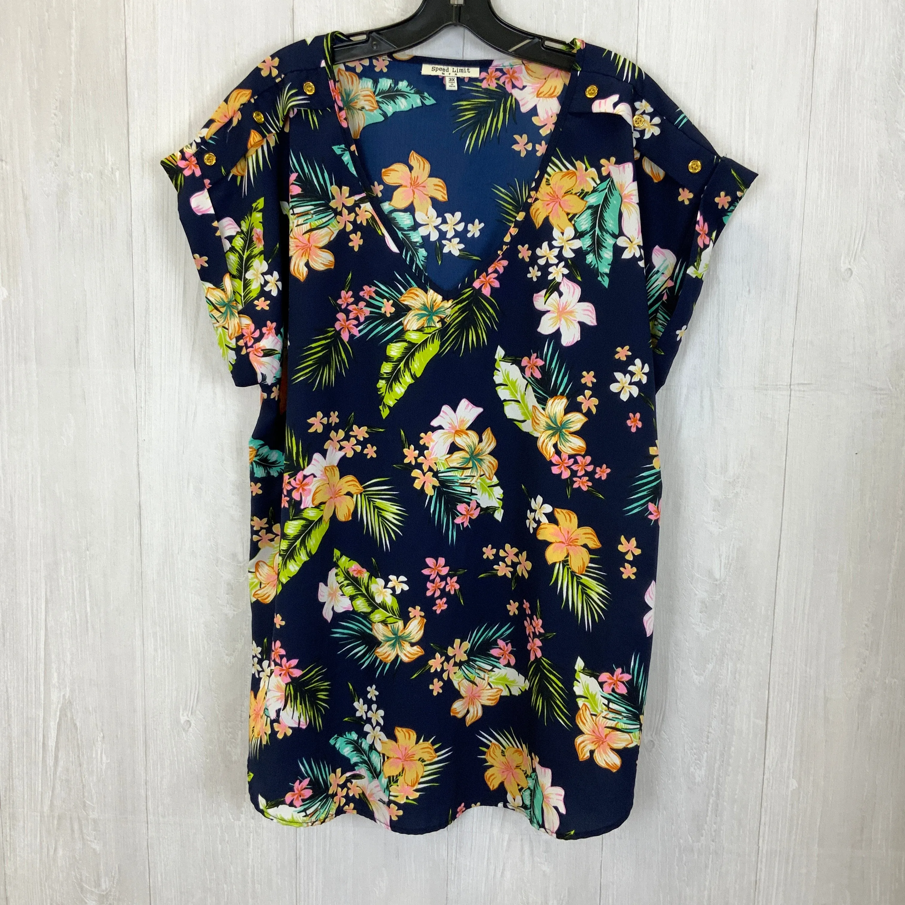 Blouse Short Sleeve Clothes Mentor 3x