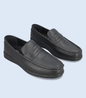 BM5233 Black Men's Driving Moccasins