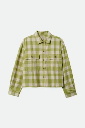 Bowery Women's Flannel - Pear/Whitecap