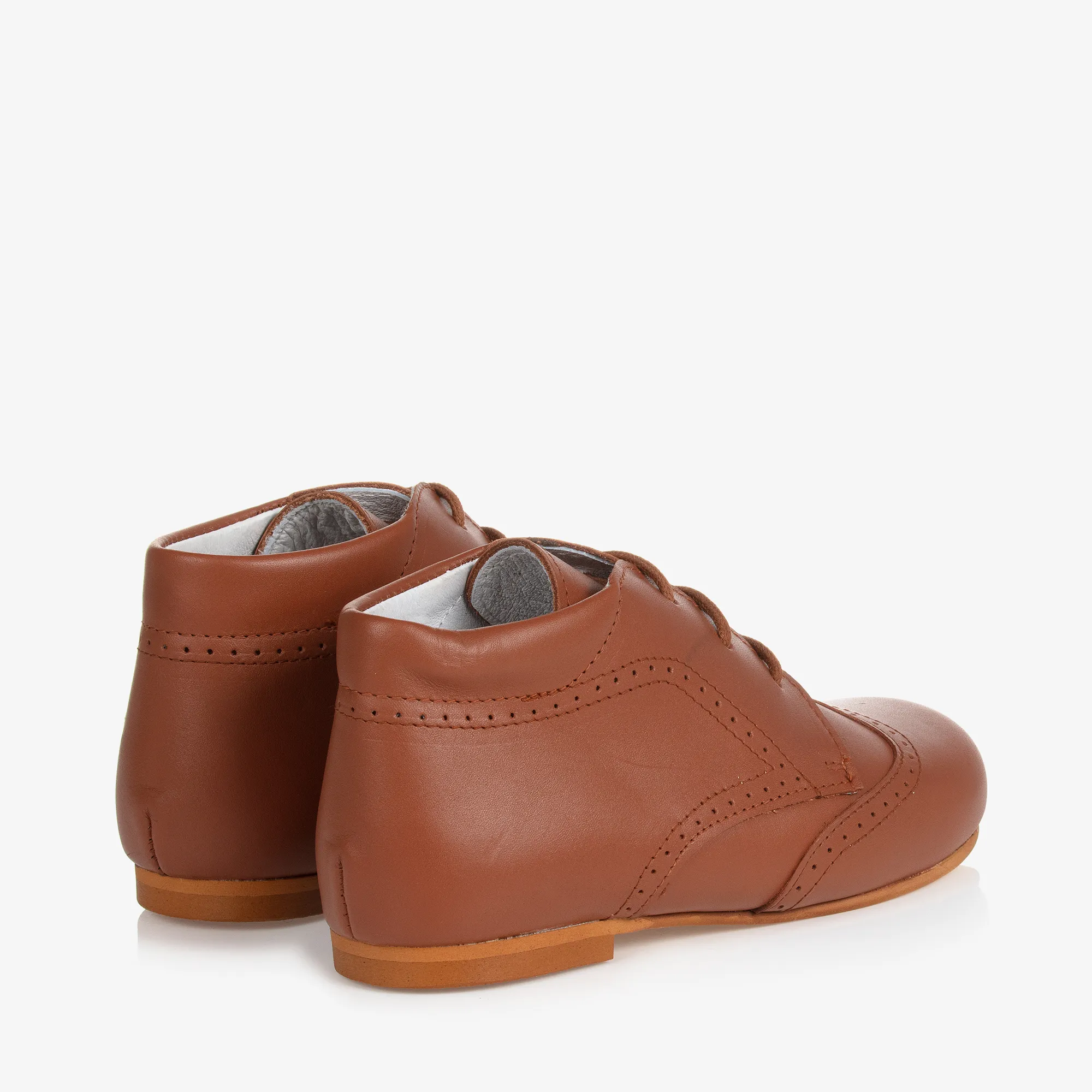 Boys Brown Brogue Shoes