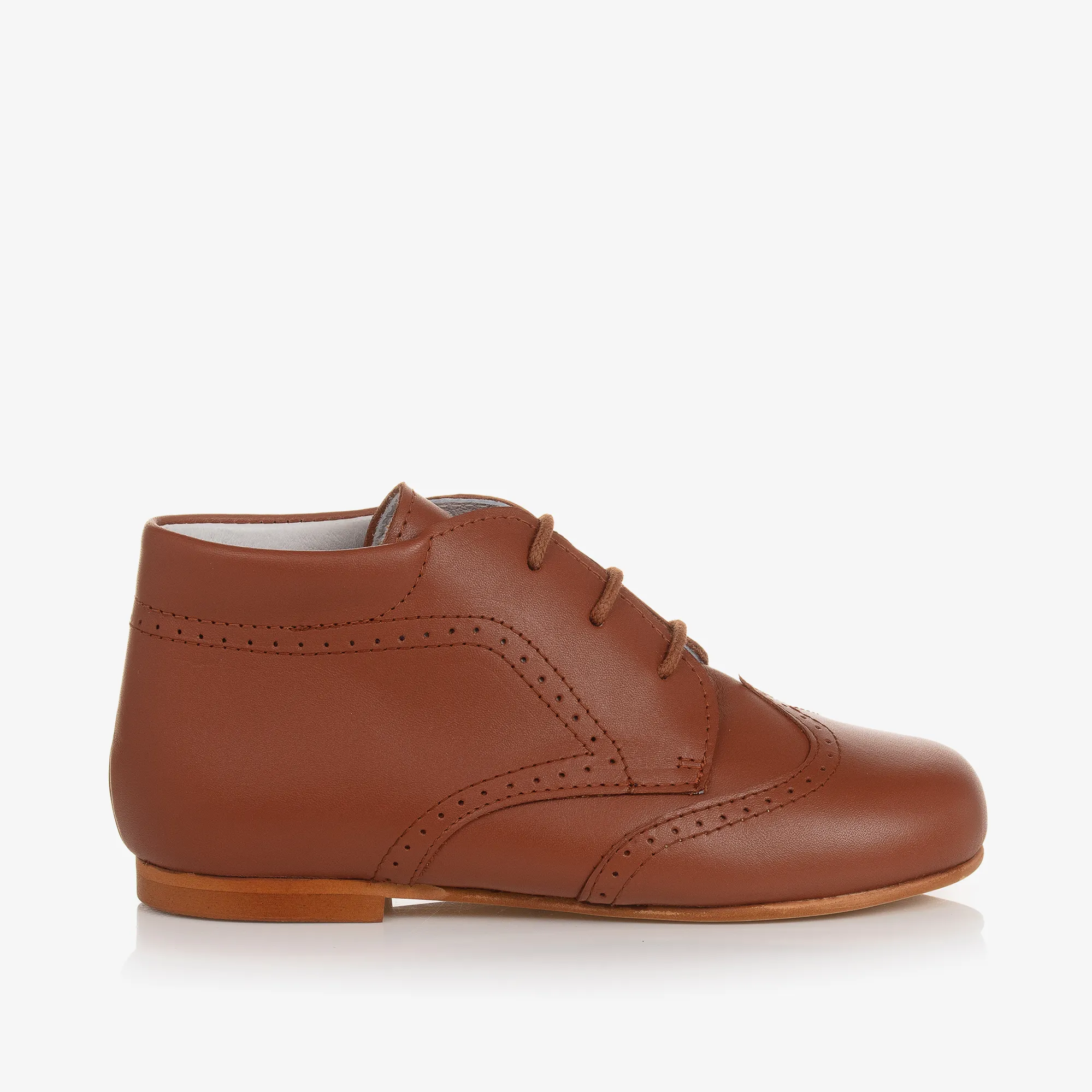 Boys Brown Brogue Shoes