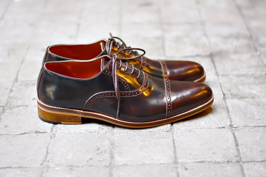 Brogue Shoe Burgundy - 507-1 Model