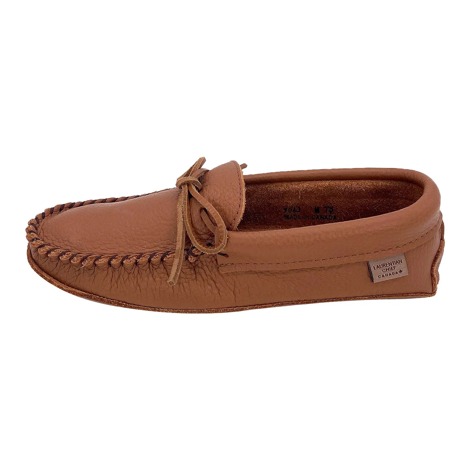 Brown Leather Moccasins for Men