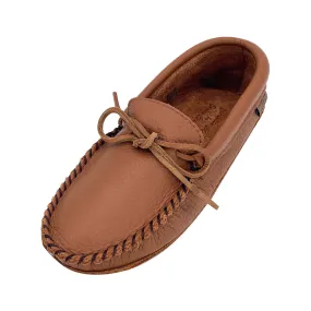 Brown Leather Moccasins for Men