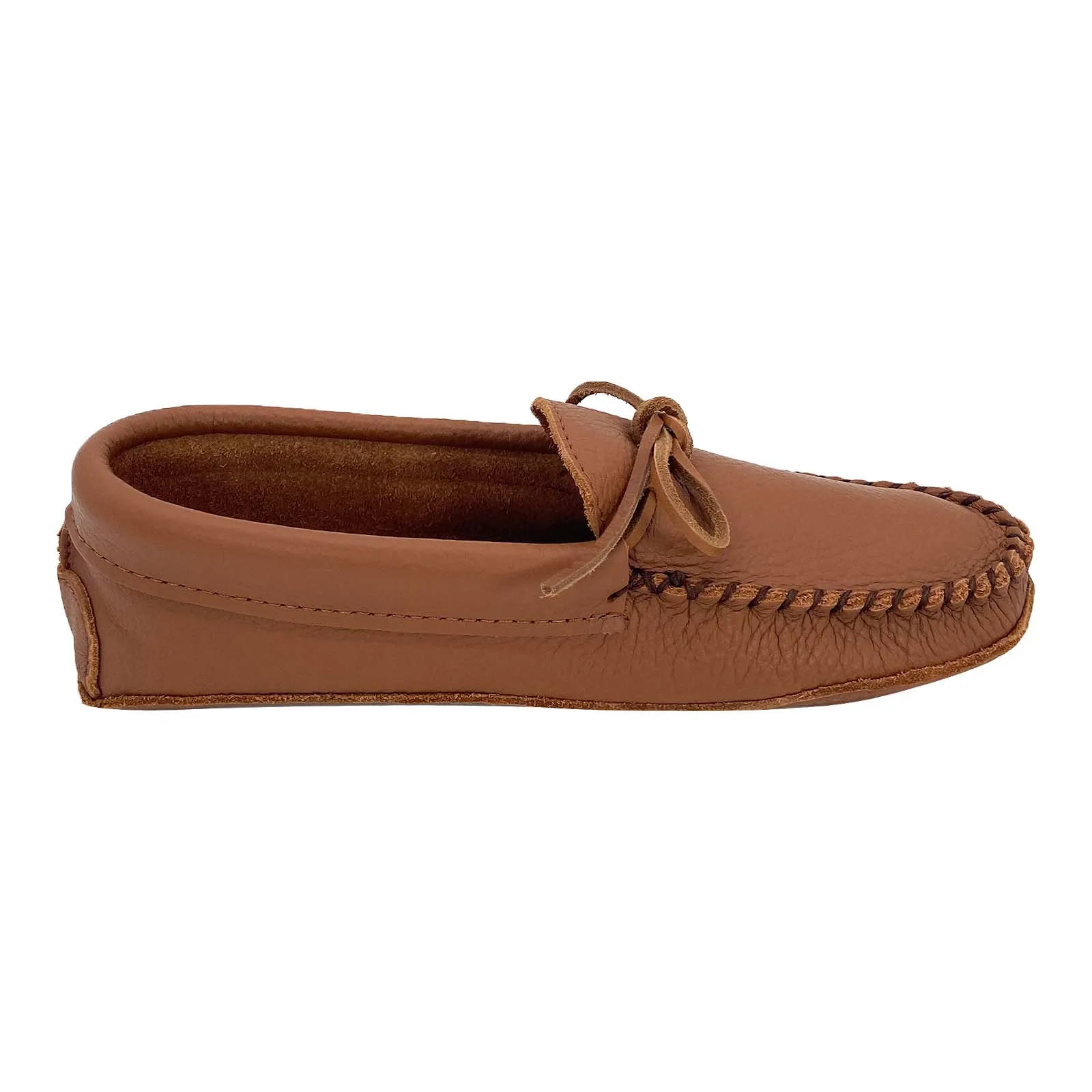 Brown Leather Moccasins for Men