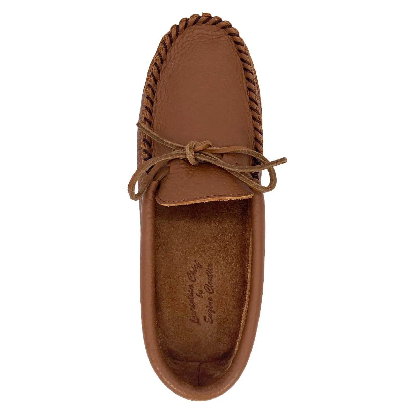 Brown Leather Moccasins for Men