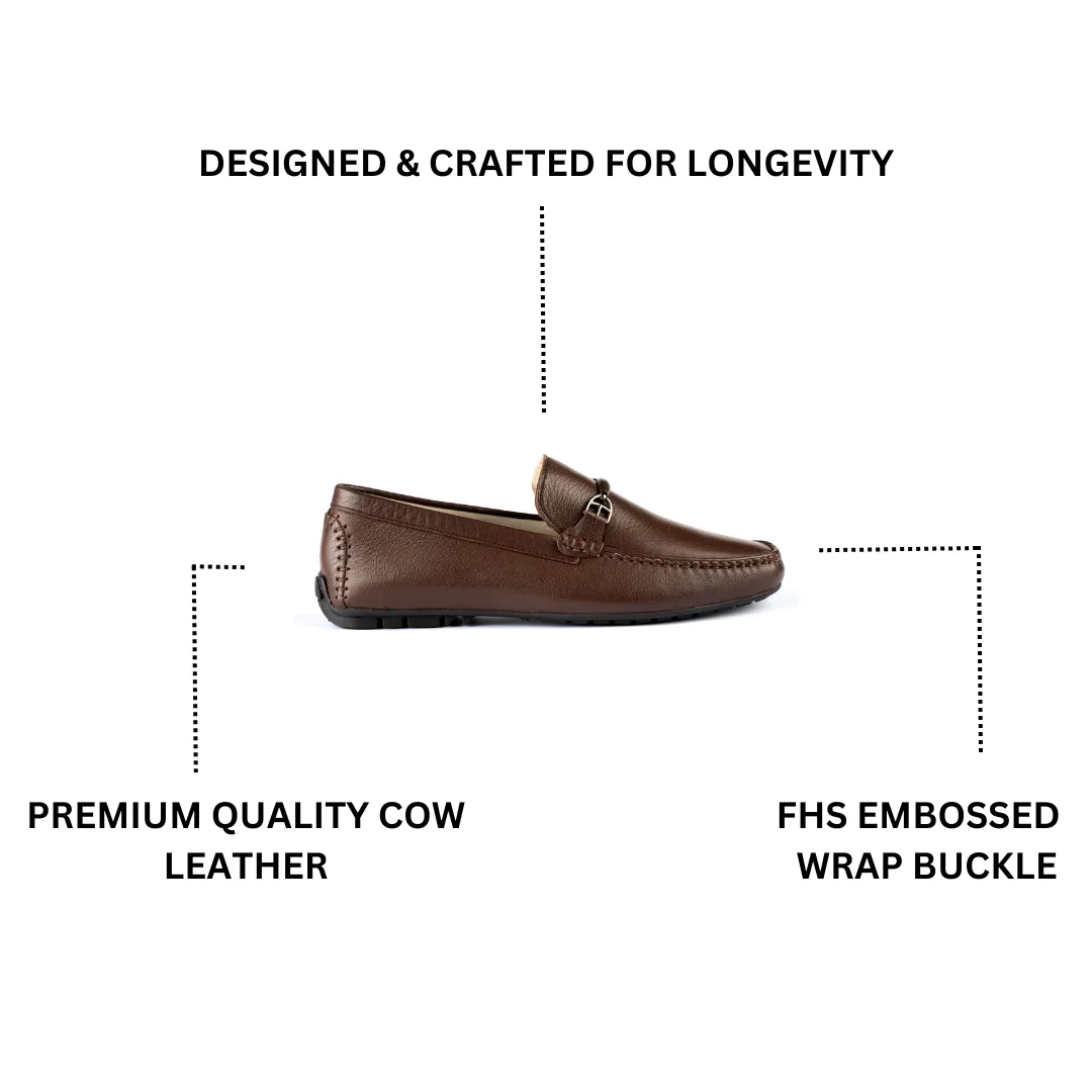 Buckled Brown Moccasins - Shop Now!