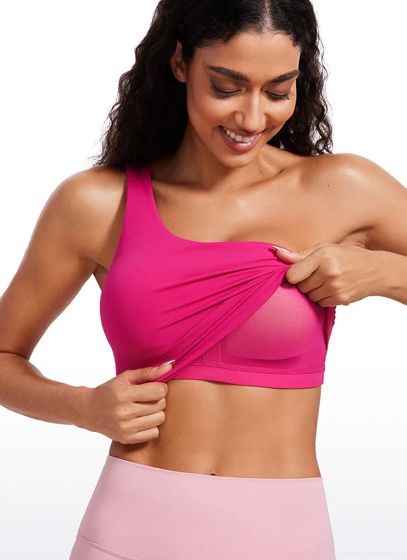 Butterluxe One Shoulder Longline Sports Bra