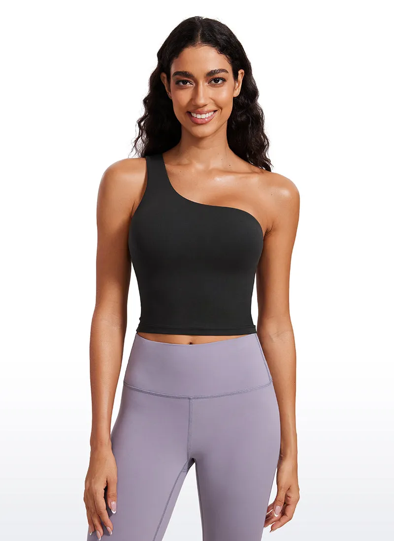 Butterluxe One Shoulder Longline Sports Bra