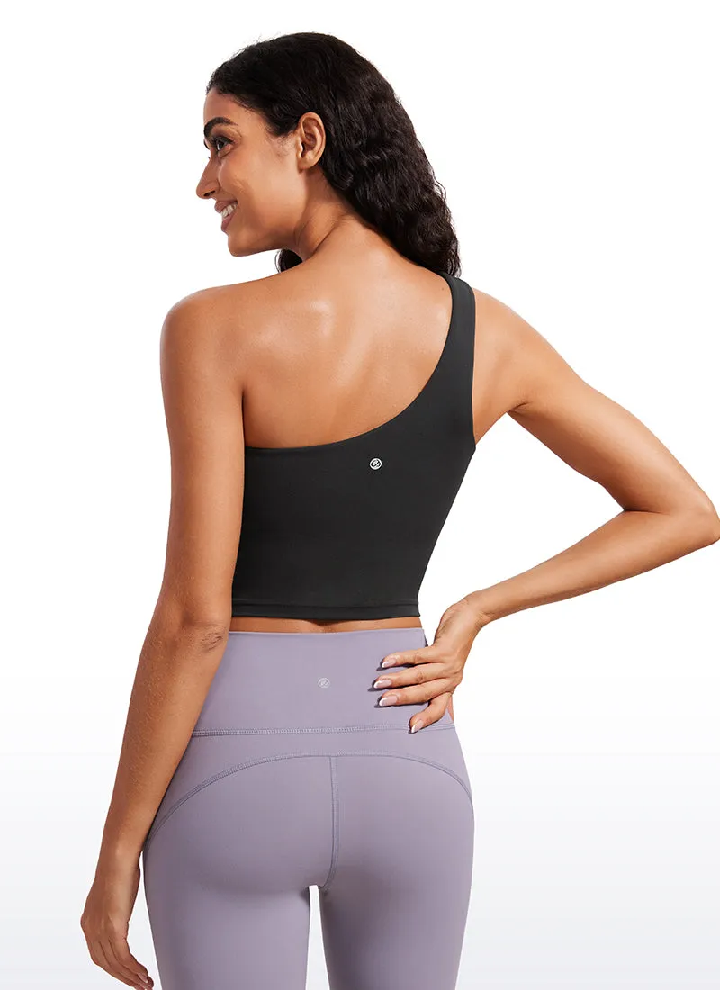 Butterluxe One Shoulder Longline Sports Bra