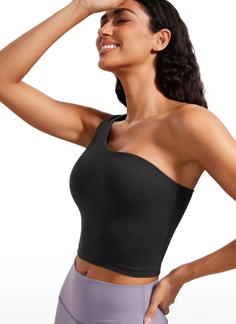 Butterluxe One Shoulder Longline Sports Bra