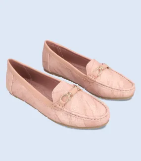 BW8461-TEA PINK-Comfort Women Moccasins