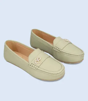 BW8882 Women's Beige Comfort Moccasins