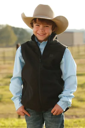 Cinch Boys Black Bonded Vest