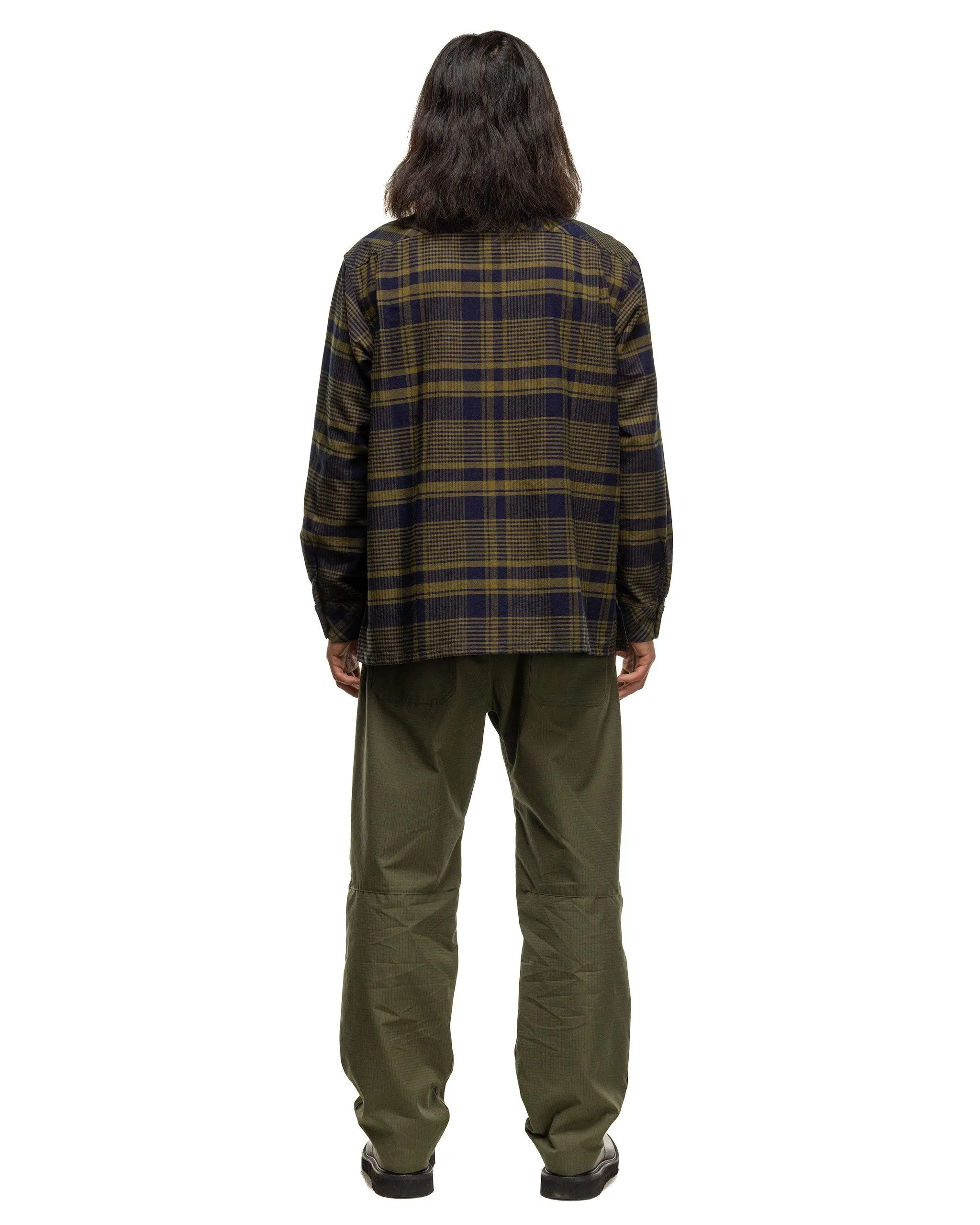 Classic Shirt Cotton Plaid Navy/Olive