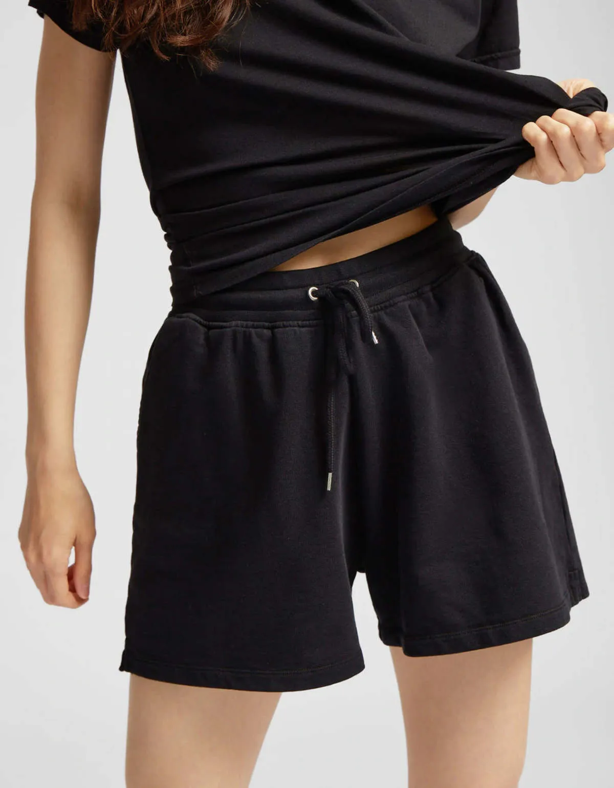 COLORFUL STANDARD SWEATSHORT - NOIR