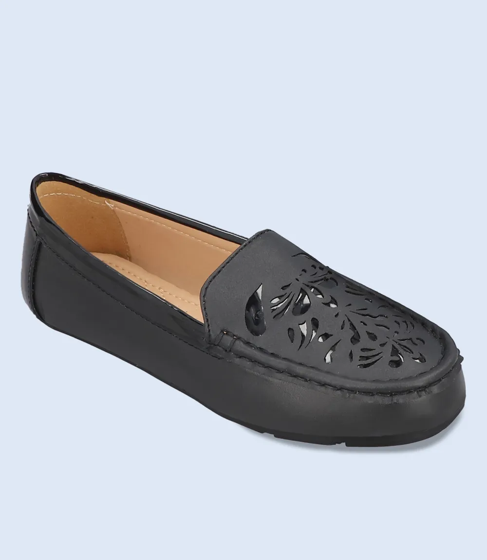 Comfort Moccasins for Women - BW8598 BLACK